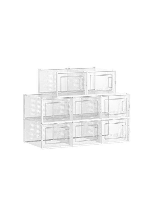 Plastic Shoe Organizer Transparent 31x24.5x17.5cm