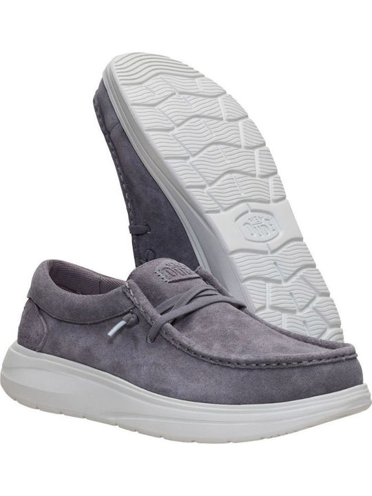 Wally Suede Ανδρικά Loafers σε Γκρι Χρώμα
