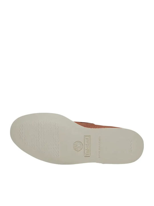 Дамски Кожени Boat Shoes в Кафяв Цвят