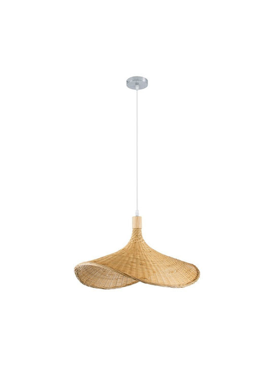 VenCore Κρεμαστό Φωτιστικό Boho Πλέγμα με Ντουί E27 53x53x30εκ.