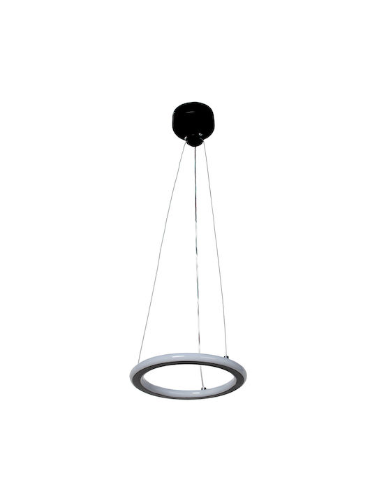 Keskor Κρεμαστό Φωτιστικό Μαύρο LED 21x21x80εκ.