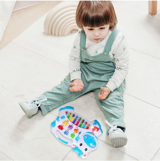 MalPlay Instrument Muzical cu Muzică, Lumină și Sunete pentru 12+ Luni