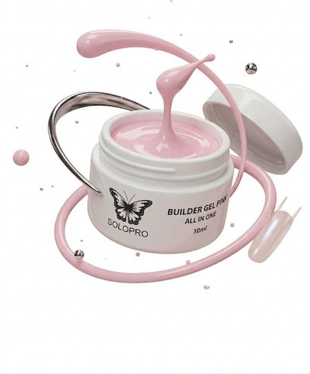 Solo Pro Builder Nail Gel Pink 30ml