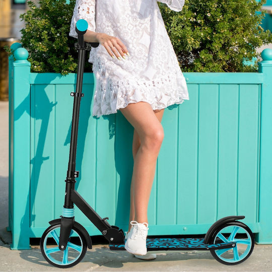 Kinderroller Klappbar 2-Rad für 5+ Jahre Grau Zola
