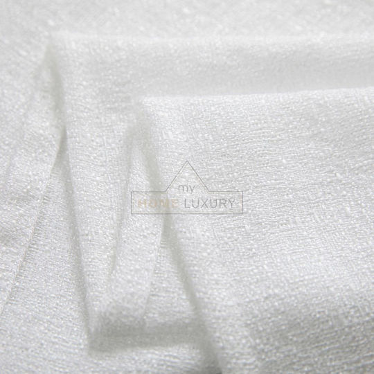 My Home Luxury Vorhang mit Grommets Line Weiß 270x270cm