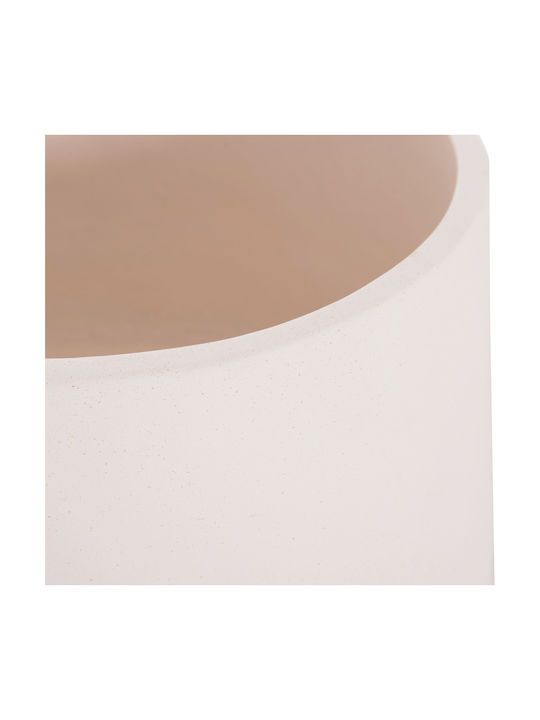HomeMarkt Quan Concrete White Flower Pot 40x40x85cm