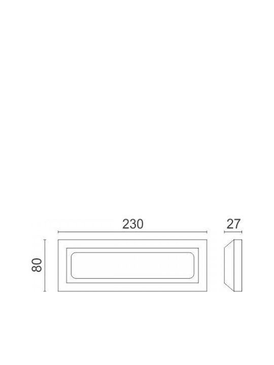 Spot Light Στεγανή Πλαφονιέρα LED 3.8W Spot Light Στεγανή Πλαφονιέρα LED 3.8W