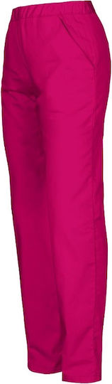 Be Unique Barisa Women's Fuchsia Medical Pants Cotton and Polyester