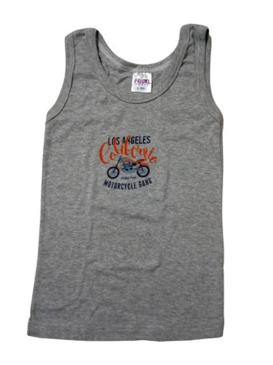 Fridel Petit Kids Underwear Tank Top California Gray