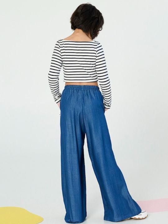Kids Denim Pants Blue