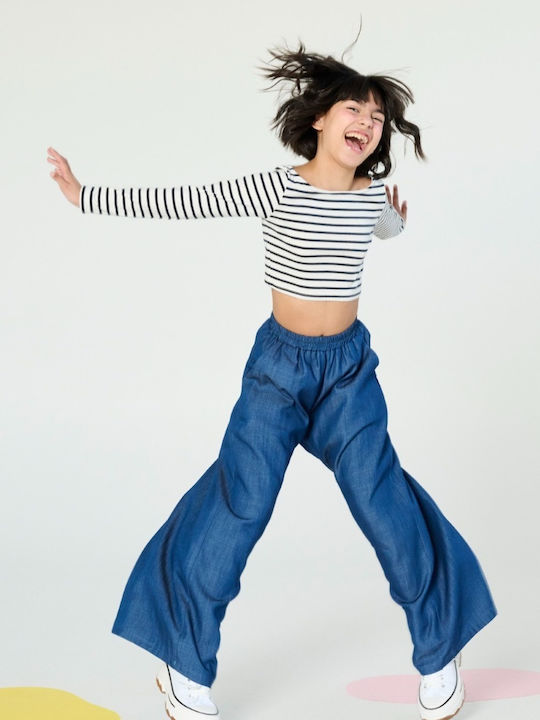 Kids Denim Pants Blue