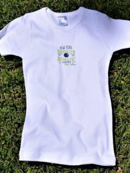 Fridel Petit Kids Undershirt Short-sleeved White