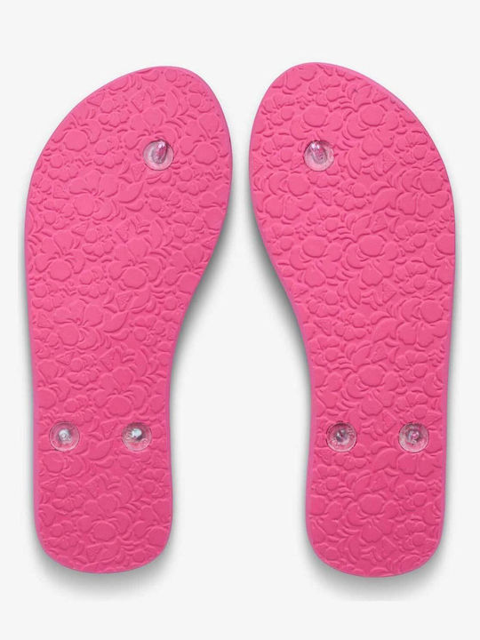 Women's Flip Flops in Fuchsia Color