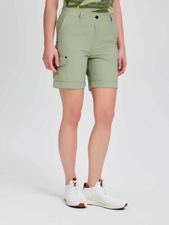 Icepeak Pantaloni Scurți de Drumeție Verzi pentru Femei