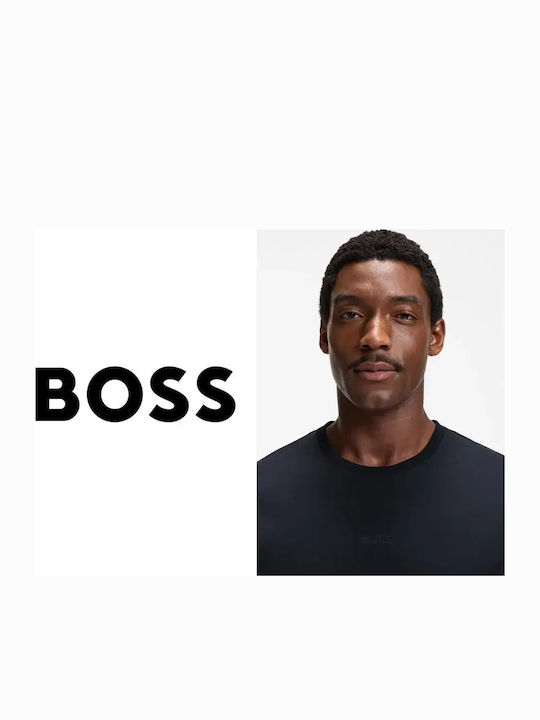 Boss Χειμερινή Ανδρική Πιτζάμα Μπλε