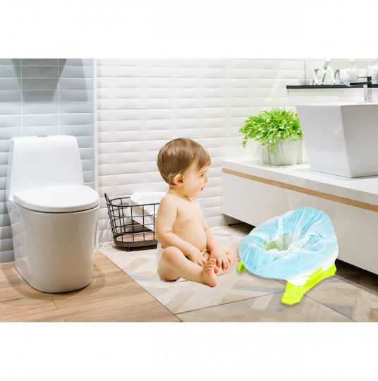 MalPlay Toddler Toilet Seat with Footrest Blue