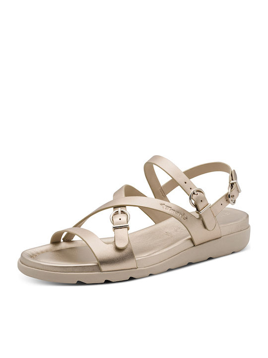 Leather Women's Sandals Rose Gold