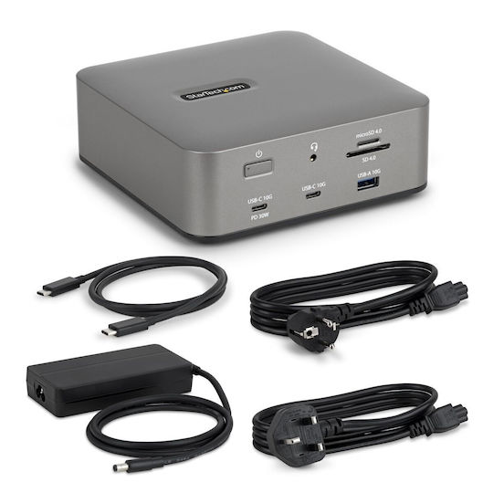 StarTech Docking Station με Γκρι (215UE-TB5USB4DOCK)