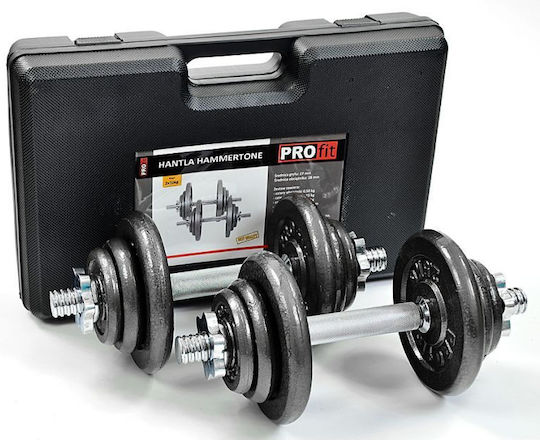 Profit Dumbbell Set 2x 5kg in Case