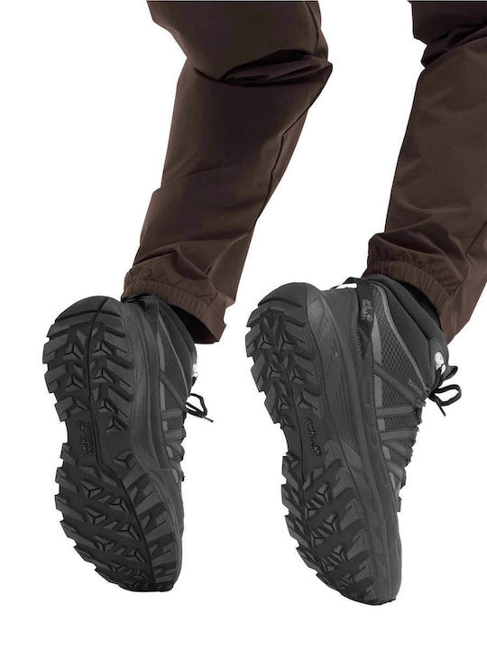 Jack Wolfskin Încălțăminte de Drumeție pentru Bărbați Neagră