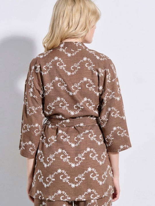 Γυναικείο Κιμονό Brown