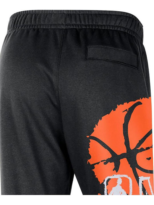Herren-Sweatpants mit Gummizug Schwarz