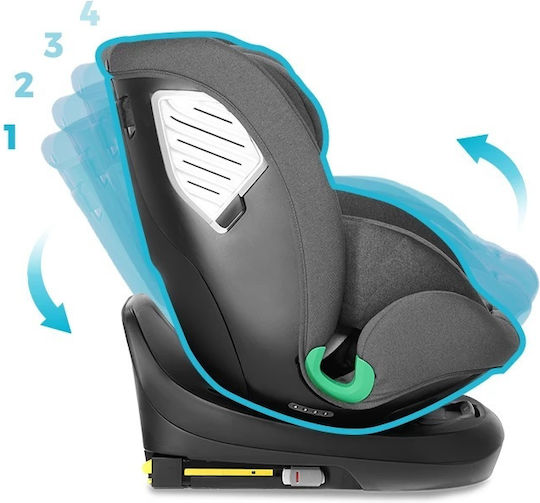 Kidnort Scaun Auto i-Size cu Isofix Albastru 9-36 kg