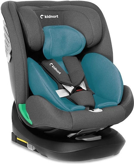 Kidnort Scaun Auto i-Size cu Isofix Albastru 9-36 kg