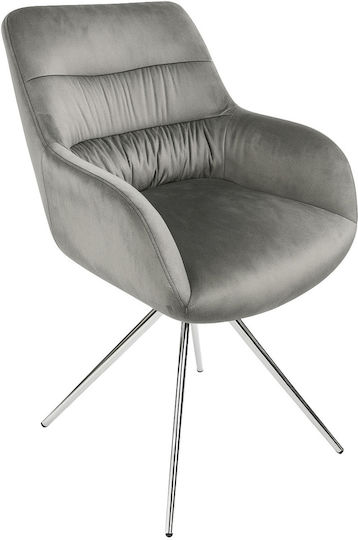 Καρέκλα Τραπεζαρίας Sadie 64.5x56.5x85εκ. Γκρι