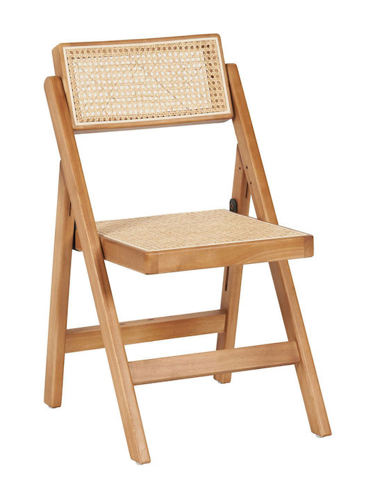 Dining & Kitchen Chairs Wooden Beige 2 Pieces 44x52x80cm