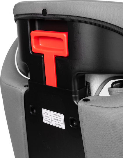 Caretero Καθισματάκι Αυτοκινήτου i-Size με Isofix Γκρι