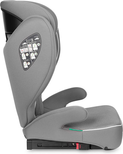 Caretero Καθισματάκι Αυτοκινήτου i-Size με Isofix Γκρι