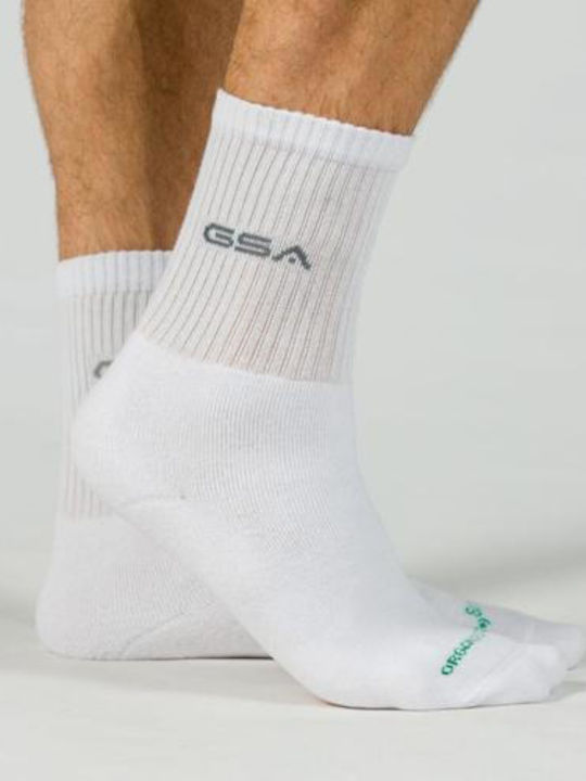 GSA Sports Socks White 3 Pairs