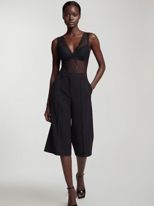 Bluză Dantelă Body Negru