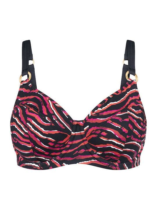 Summer Bikini-Set Schwarz Gemustert