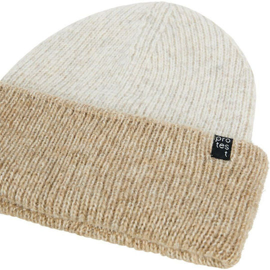 Beanie Căciulă Pentru Femei Tricotată În Culoare Albă