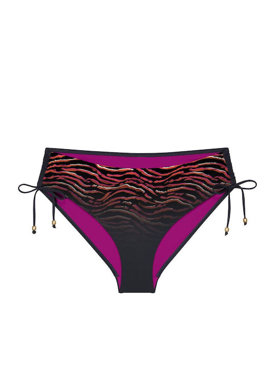 Summer Bikini-Set Schwarz Gemustert