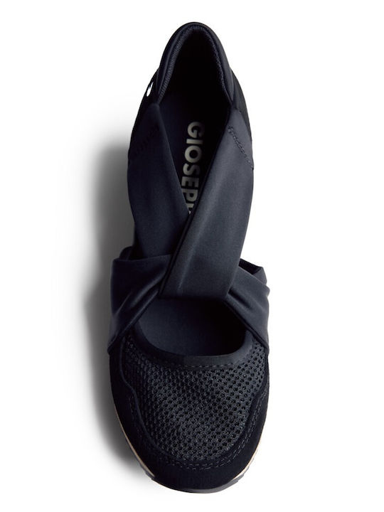 Leder Damen Espadrilles in Schwarz Farbe