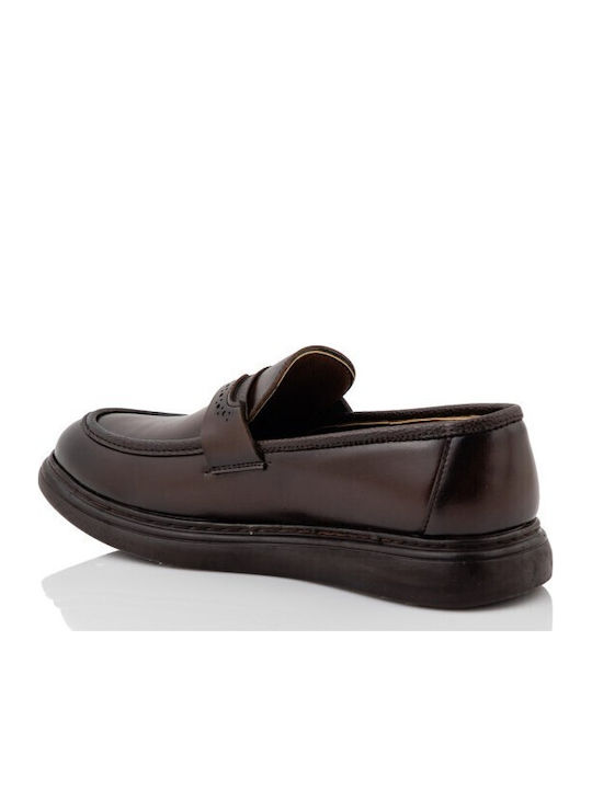 Ανδρικά Loafers σε Καφέ Χρώμα