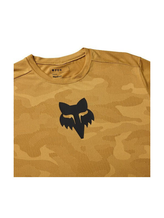 Fox Ranger Men's Short Sleeve Mountain Bike Brown Jersey