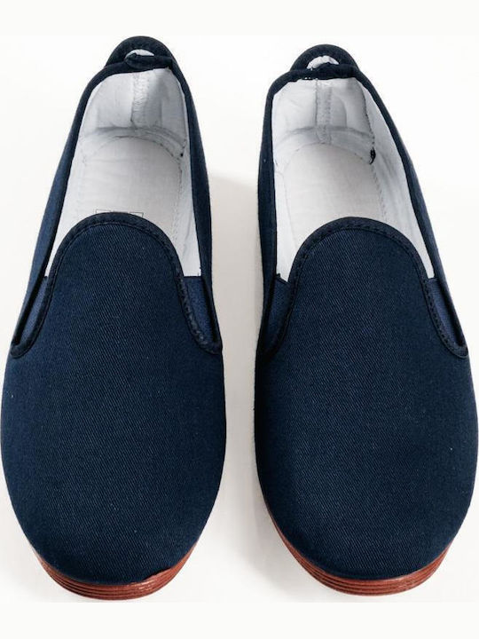 Γυναικεία Slip-On Πάνινα Μπλε