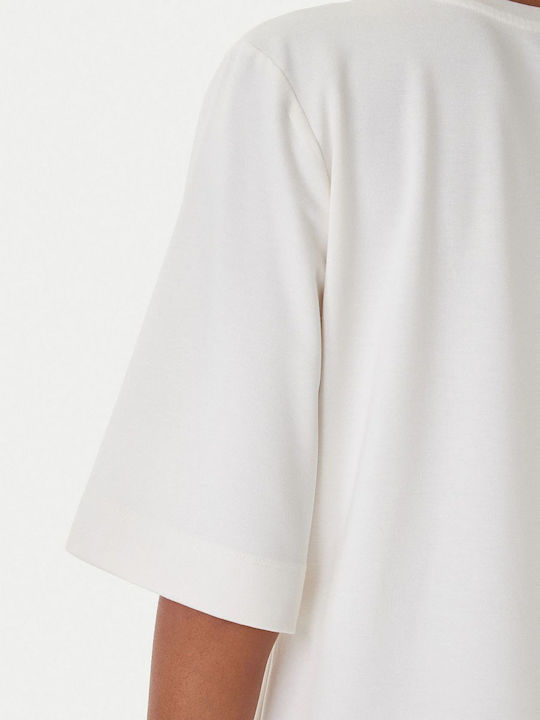 Summer Mini T-Shirt Dress White