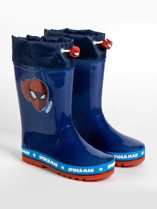 Kids Wellies Spiderman Blue