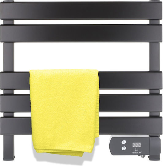 Mission Air Electric Towel Rail 150W 52x55cm Black