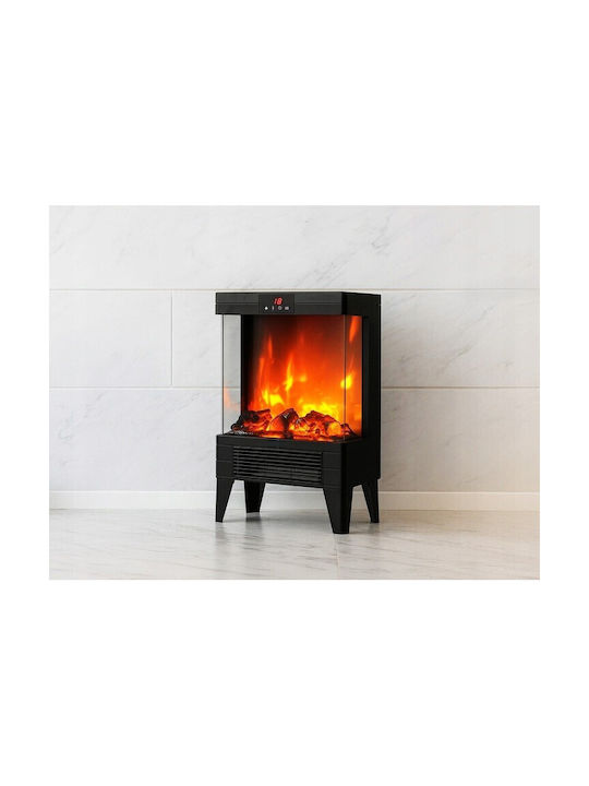 Подова Електрическа Камина 2000W 32x18cm Черна