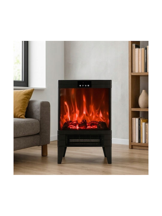 Επιδαπέδιο Ηλεκτρικό Τζάκι 2000W 52x32cm Μαύρο
