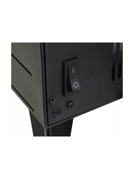Επιδαπέδιο Ηλεκτρικό Τζάκι 2000W 52x32cm Μαύρο