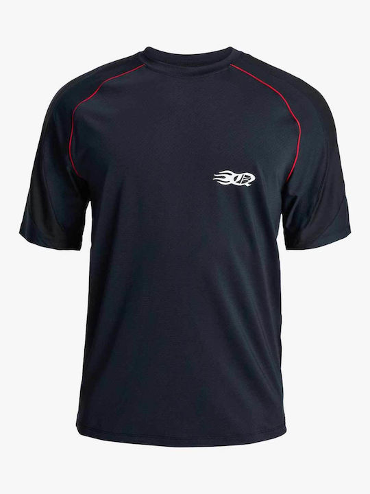 Quiksilver UPF 50+ Men Short Sleeve Sun Protection Shirt Black