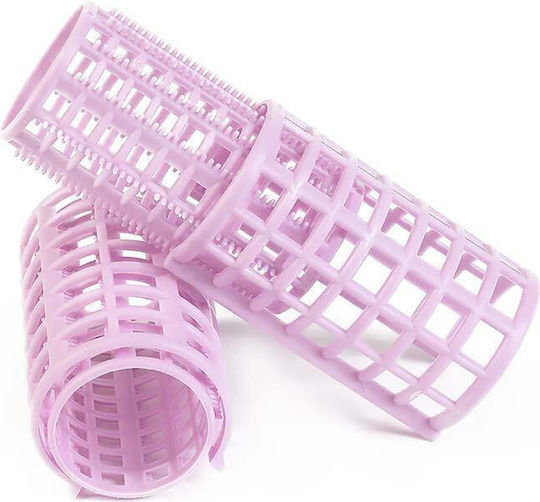Plastic Hair Rollers Cold Wave Rods 36mm in Multicolour 3 Pieces