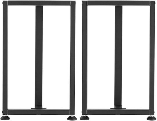 Vevor Metal Furniture Leg 2 Pieces Suitable for Table Coffee Table Desk 74x45cm Black